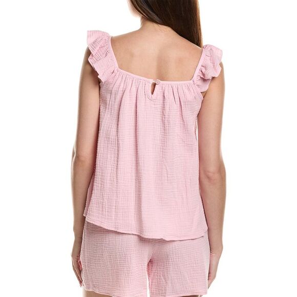 Petite Plume Womens  Celeste Top, Pink - Picture 2 of 3